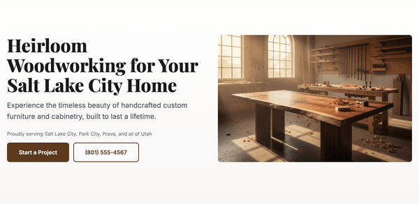 Miller Custom Woodworking preview